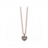 Collier GUESS, pendentif coeur, collection Rose gold