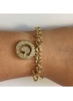 Bracelet Guess UBB51427, avec pendentif collection G-GIRL, doré