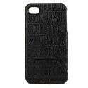 Coque étui DIESEL Twin Slider pour iPhone 4 / 4S modèle logo DIESEL noir