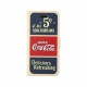 Coque étui Coca-Cola Old 5cents pour iPhone 4 / 4S, coloris bleu / rouge / beige (modèle bloc notes)