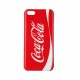 Coque étui Coca-Cola Logo Coke pour iPhone 5C, impression IML, coloris rouge / blanc
